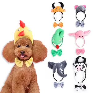 Animal shaped wholesale dog christmas accessories halloween funny pet dog hat