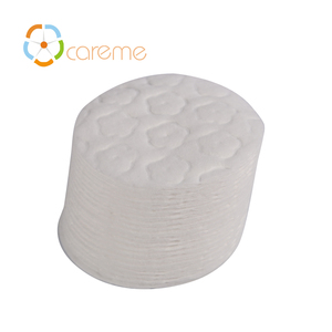 Kosmetik Nama Merek Besar Bantalan Wol Katun Bulat Bantalan Makeup Bambu - Product Image 4