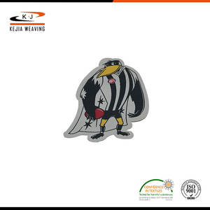 Corte láser apliques parche etiqueta tejida personalizado - Product Image 1