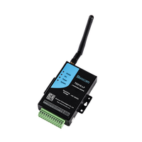 Modem komunikasi jalur daya industri nirkabel dengan casing logam IP30, rs232, modem 3g 4g, harga