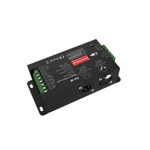 SKYDANCE D4-M 24A RGBW DMX512 RDM Decoder DMX Receiver controller With XLR3 input And DIP Switch