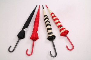 Lớp Bán Buôn Chùa Mặt Trời Ô Dài Xử Lý <span class=keywords><strong>Lady</strong></span> Parasol Gấp Nhựa Xử Lý Trắng Giấy Ô Cho Người Lớn Đám Cưới - Product Image 6