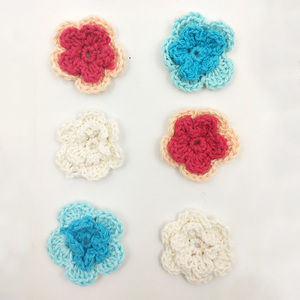 Commerci all'ingrosso colorato fatto a mano all'uncinetto fiori - Product Image 4