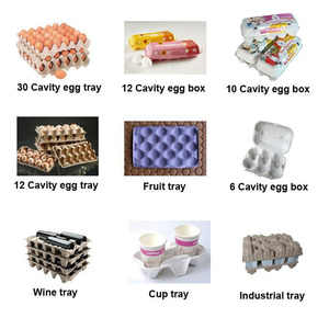 Khay trứng chất liệu bột giấy đúc thiết bị trứng hộp carton máy đóng gói chân không trứng bảo vệ khay máy làm - Product Image 6