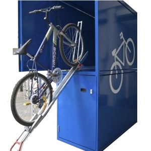 Không Thấm Nước Kim Loại Trường Bike Locker Kim Loại Xe Đạp An Toàn Locker Với Khóa Đôi Xe Đạp Đổ - Product Image 4