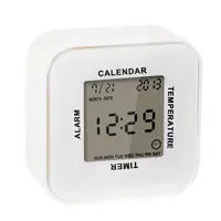Vendite calde Promozione Mini Regalo Digitale Table Alarm Clock con funzione di retroilluminazione LED calendario e 4 laterali