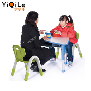 Table et chaises en plastique pour enfants, 20 pièces, mobilier <span class=keywords><strong>de</strong></span> soins <span class=keywords><strong>de</strong></span> jour <span class=keywords><strong>d</strong></span>'<span class=keywords><strong>occasion</strong></span>, en promotion - Product Image 6