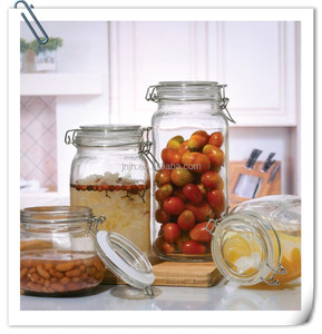 Venta al por mayor, venta al por mayor, mini frascos herméticos de vidrio para envasado de alimentos lucid con tapa - Product Image 4