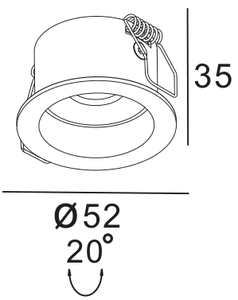 Đèn Led Cob Chiếu Sáng Chiếu Sáng Điểm Mini 3W Phổ Biến Có Thể Điều Chỉnh Hình Dạng Giảm Giá 2017 - Product Image 3