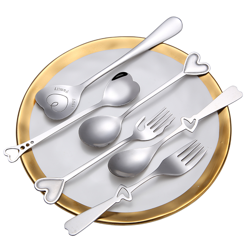 Heart Shape Cutlery Sets - Elegant & Trendy Tableware
