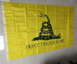 Dont Tread on Me Bandera de <span class=keywords><strong>Gadsden</strong></span> de 3x5 pies Promocional Banderas y pancartas personalizadas al por mayor - Product Image 1