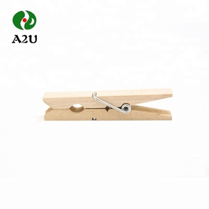 <span class=keywords><strong>Vintage</strong></span> handmade wooden craft clips clothespins - Product Image 2