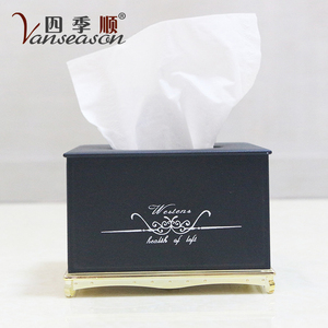 Soporte de caja de pañuelos de acrílico impreso con logotipo personalizado - Product Image 3