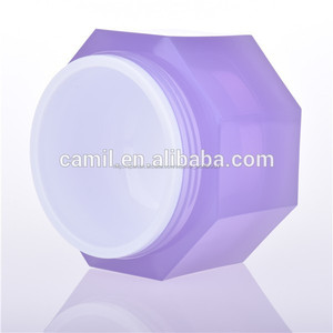 Decorativo doble pared PMMA crema cosmética jar para el cosmético - Product Image 4