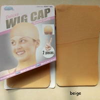2 PIÈCES Respirant De Luxe Cheveux Filets Extensibles Sans Colle Dôme ventilée Nylon Perruque Casquettes Net Bas