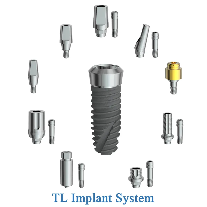Diş ABUTMENT protez aksesuarı doku seviyesi diş protez bileşenleri straumann OEM hizmeti CE belgesi