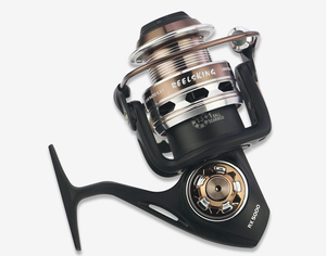 Moulinet Spinning Power Drag sugga de pêche, équipement à tambour fixe très résistant, adapté à la pratique en mer, à la turlutte et en bateau - Product Image 3