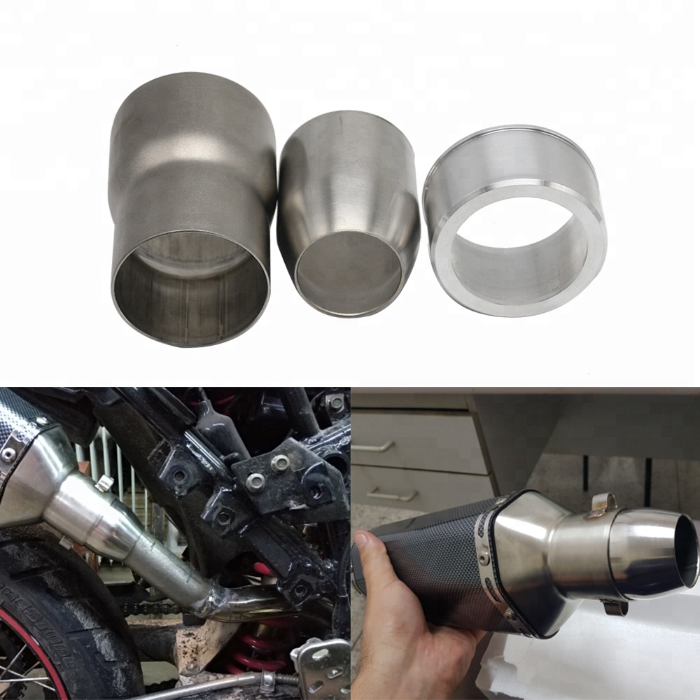 Adattatore per tubo di scarico scarico moto 60-51mm 51-38mm connect