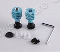 Inodoro de cerámica montado en la pared, inodoro sin marco, Tornado - Product Image 6