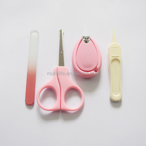 Uñas bebé Clipper Set (4 unids) bebé Kit <span class=keywords><strong>de</strong></span> manicura tijeras <span class=keywords><strong>pinzas</strong></span> nail file W/seguridad del bebé gabinete <span class=keywords><strong>de</strong></span> bloqueo - Product Image 4