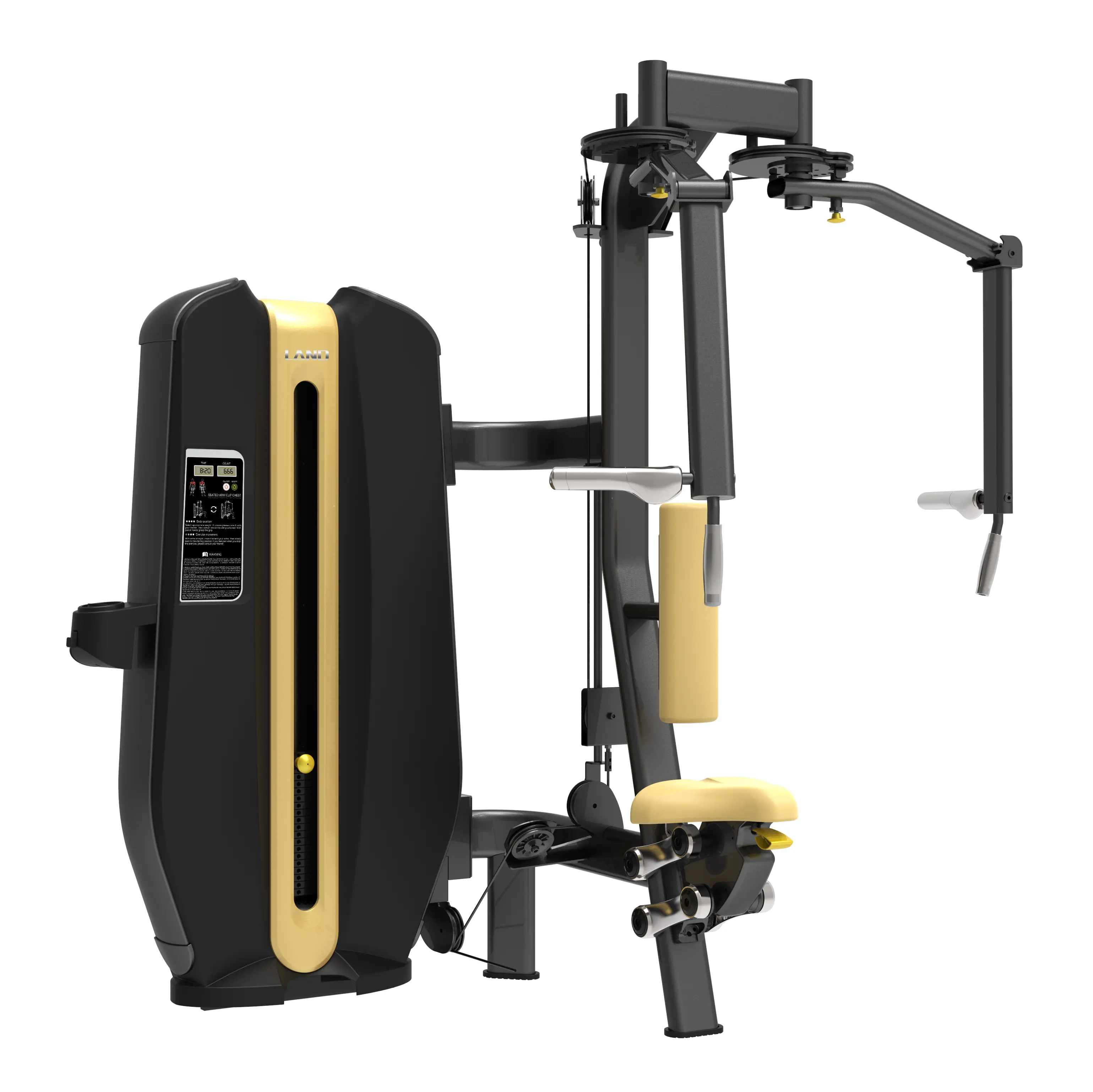 2016 جديد وصول اللياقة البدنية التجارية/معدات اللياقة البدنية ذراع كليب الصدر آلة مع عداد LS020