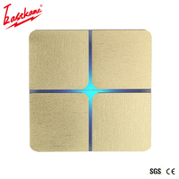 Eastkame usine KNX en aluminium panneau de commutateur tactile