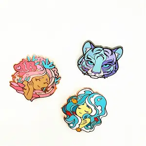 โลหะราคาถูก Custom Hard Enamel Lapel Pins หมวก Pins