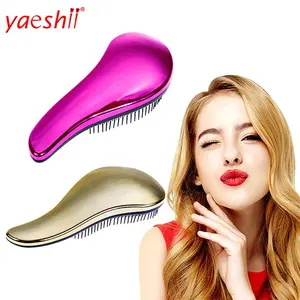 Yaeshii Professional Loop Brush for Human Hair Extensions and Wigs Detangling Scalp Hair Brush