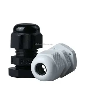 nylon cable gland size pg19 series with flat waser