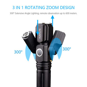 Đèn Pin Du Lịch Ngoài Trời Cầm Tay 1000 Lumens Đèn Nền <span class=keywords><strong>Led</strong></span> Chạy Bằng Pin Chế Độ Phóng To Chống Nước 5 Chế Độ, Đạp Xe 3 Đèn <span class=keywords><strong>LED</strong></span> - Product Image 4