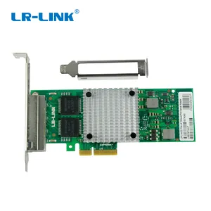 LR-LINK PCI-Express x4 10/100/1000Mbps 4 * RJ45端口卡英特尔I350控制器服务器适配器以太网网卡