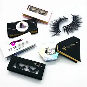 Alibaba Best Sellers 3D Faux Mink Eyelashes Custom Packaging Faux Mink Lashes