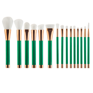 Venta al por mayor 15pcs cepillo de maquillaje clásico color de bambú chino cara maquillaje profesional pincel de maquillaje con - Product Image 1