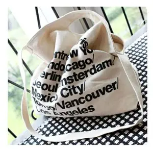 DQ-ALSB08 Fashion Europe and America Messenger Bag City Name Bag Canvas Bag