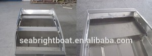 china 2015 el certificado del ce 10ft de fondo plano nuevo de aluminio jon barcos - Product Image 6
