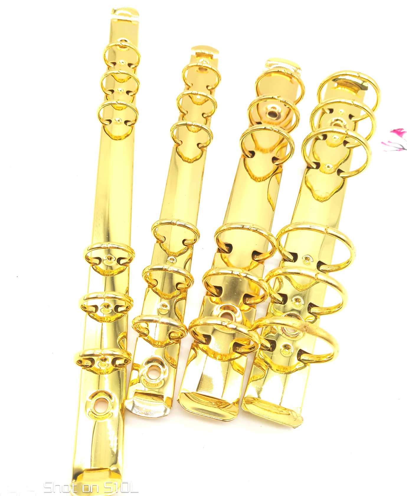 Китай, оптовая продажа, канцелярские принадлежности A4, A5, A6, зажим для блокнота, металл, золотой, 6, папка на кольцах 171 мм, 216 мм