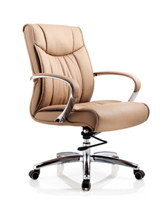<span class=keywords><strong>Poltrona</strong></span> da <span class=keywords><strong>Ufficio</strong></span> Direzionale con Schienale Alto Regolabile / Sedia Girevole in Vera Pelle con Ruote (SZ-OC043) - Product Image 4