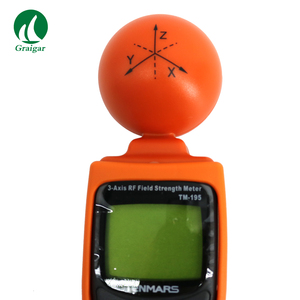 TENMARS TM-195 Pengukur Kekuatan Medan RF 3-Axis EMF Tester 50MHz~3.5GHz 3072 EMF Tester - Product Image 5