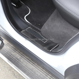 4 Pezzi per Range Rover <span class=keywords><strong>Evoque</strong></span> <span class=keywords><strong>Accessori</strong></span> Battitacco Interno Auto in Acciaio Inox Protezione Soglia Porta - Product Image 5