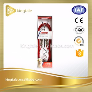 Dog tie on cable and stake 20 ft full leash - Product Image 1