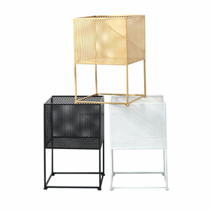 Commercio all'ingrosso nordic piazza piano permanente multi-funzionale <span class=keywords><strong>di</strong></span> <span class=keywords><strong>ferro</strong></span> vaso da fiori holder per la decorazione domestica - Product Image 3