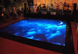 Piste de danse LED vidéo intérieur P3.91 500mm * 500mm écran LED Pro Stage