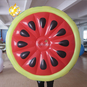 صف بطيخ دائري ، وسادة صف قابلة للنفخ تعويم المياه - Product Image 1