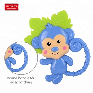 Elefante que gira 360 grados sonido elefante animal <span class=keywords><strong>mordedor</strong></span> juguete para bebé sonajero - Product Image 4