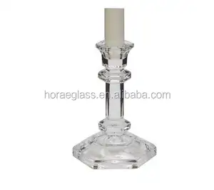 Decoratieve Elegant Clear Glas kandelaars