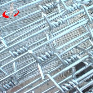 รั้ว<span class=keywords><strong>ลวดหนาม</strong></span>ชุบสังกะสีแบบจุ่มร้อนราคาต่อตัน - Product Image 1