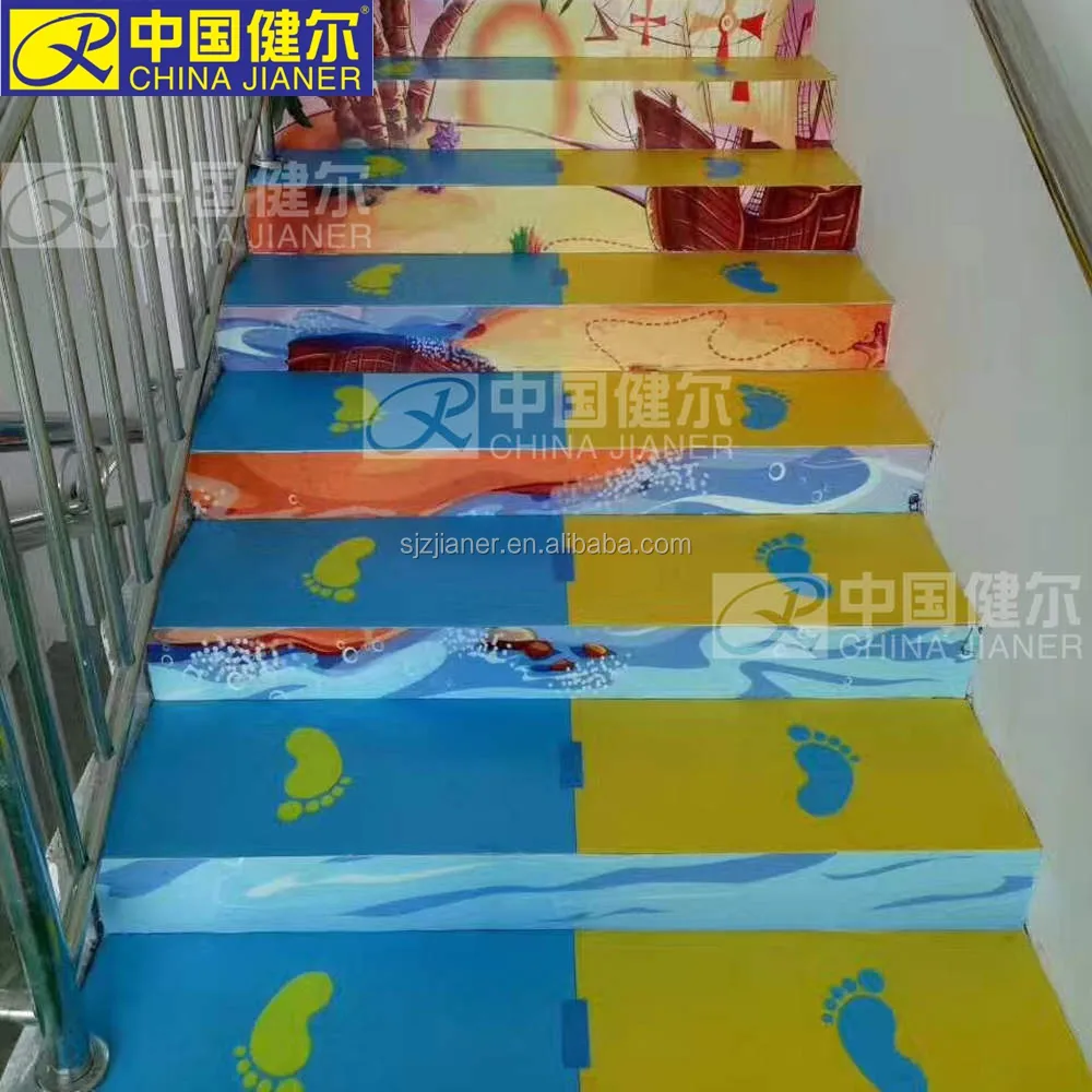 Customized design pvc clear epoxy 3d vinyl roll plastic for floor