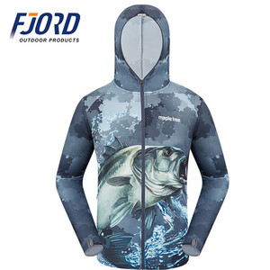Camiseta Deportiva de <span class=keywords><strong>Pesca</strong></span> FJORD, Protección UV, Secado Rápido, Transpirable, para Actividades al Aire Libre - Product Image 3