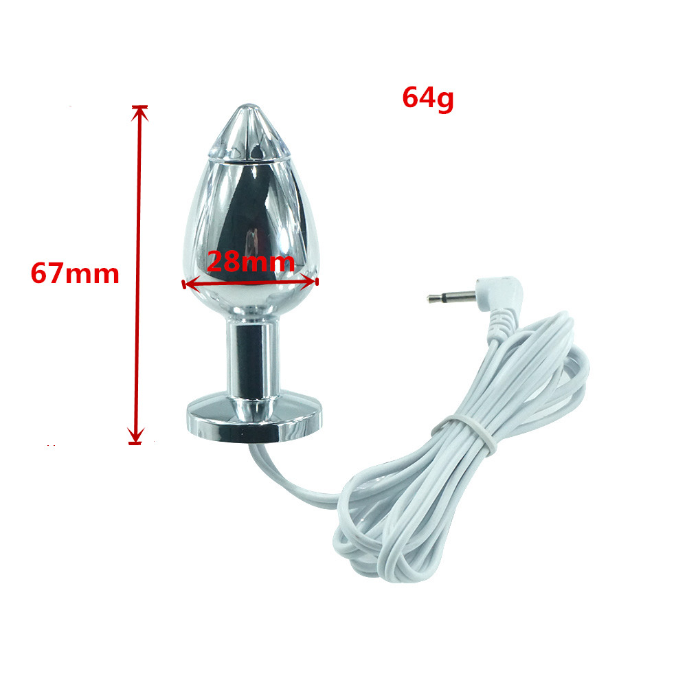 Electric Shock Wave Physical Therapy Equipment - Metal Anal Plug