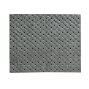 Coussinets absorbants d'eau jetables universels gris perforés de haute qualité pour déversements d'huile - Product Image 2